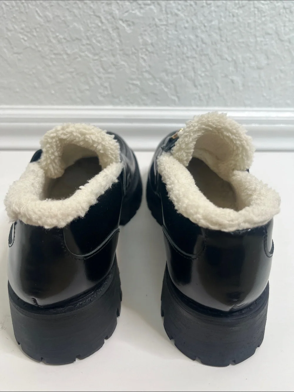 NEW Steve Madden Lando Fur Loafer Sz 7